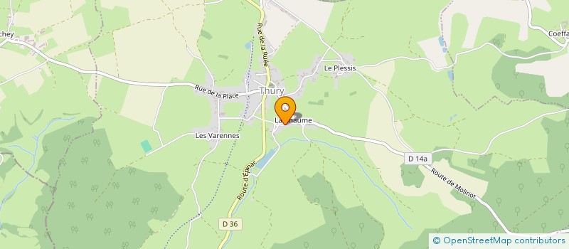 localisation de l'entreprise MONSIEUR DANIEL ROCHETTE  THURY