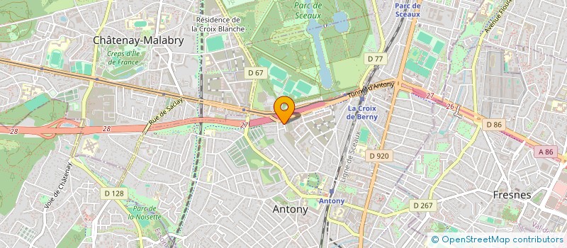 localisation de l'entreprise MONSIEUR DANIEL RODAS DE SOUSA à ANTONY