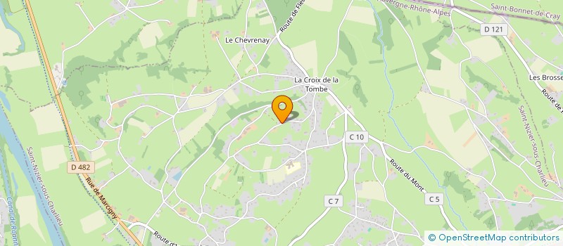 localisation de l'entreprise MONSIEUR DANIEL RODET  SAINT-NIZIER-SOUS-CHARLIEU