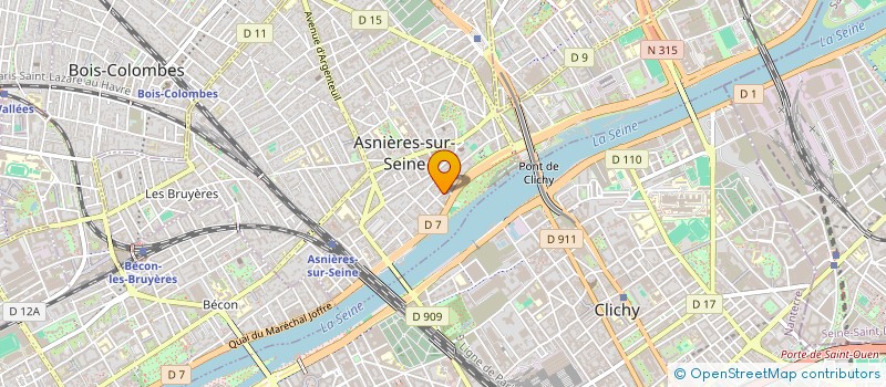 localisation de l'entreprise MONSIEUR DANIEL RODRIGUES à ASNIERES-SUR-SEINE