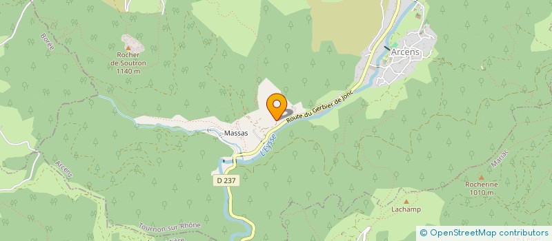 localisation de l'entreprise MONSIEUR DANIEL ROETZEL  ARCENS