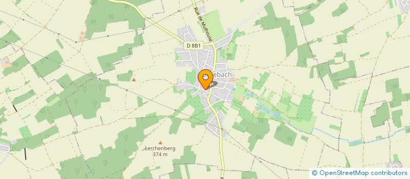 localisation de l'entreprise MONSIEUR DANIEL ROGE  BRUEBACH