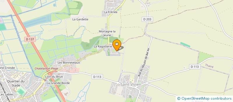 localisation de l'entreprise MONSIEUR DANIEL ROGER  SAINT-VIVIEN