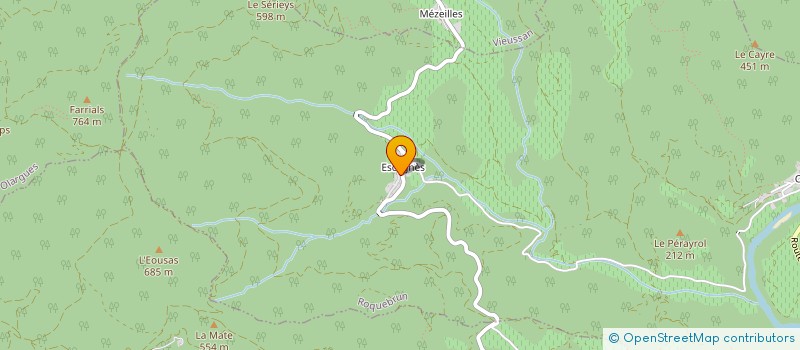 localisation de l'entreprise MONSIEUR DANIEL ROGER  ROQUEBRUN