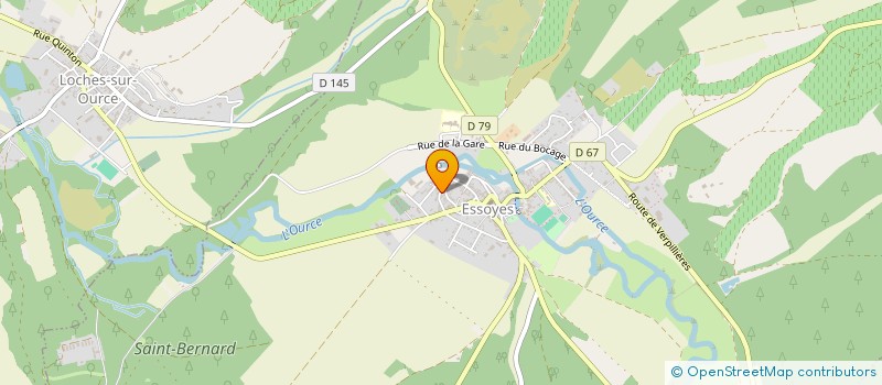 localisation de l'entreprise MONSIEUR DANIEL ROGER  ESSOYES