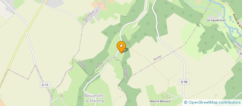 localisation de l'entreprise MONSIEUR DANIEL ROGER  ROSAY