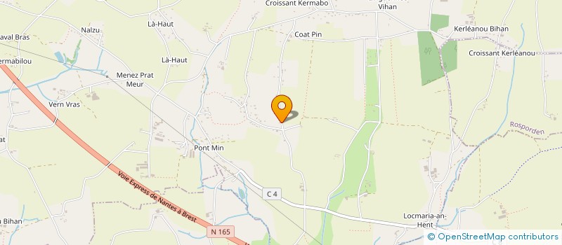 localisation de l'entreprise MONSIEUR DANIEL ROIGNANT  SAINT-YVI