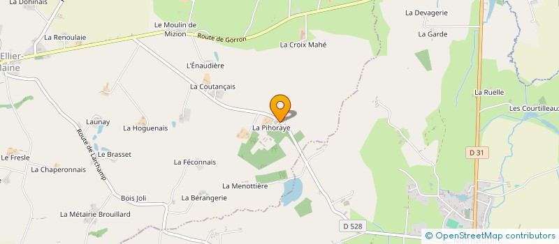 localisation de l'entreprise MONSIEUR DANIEL ROINEL à SAINT-ELLIER-DU-MAINE