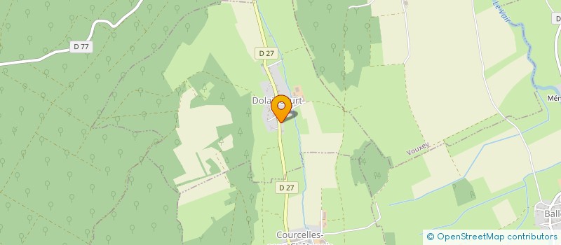 localisation de l'entreprise MONSIEUR DANIEL ROLIN  DOLAINCOURT