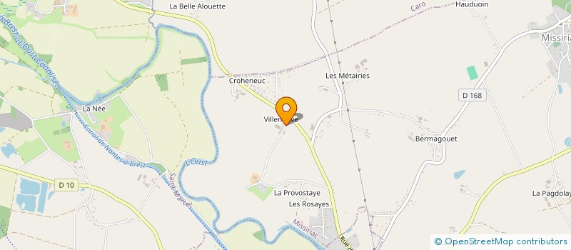 localisation de l'entreprise MONSIEUR DANIEL ROLLAND à RUFFIAC
