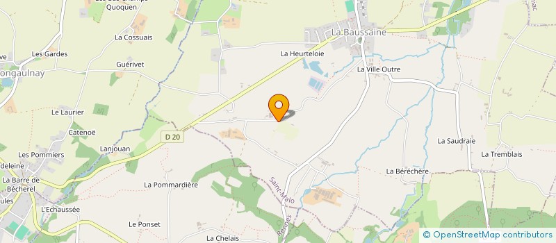 localisation de l'entreprise MONSIEUR DANIEL ROLLAND à LA BAUSSAINE