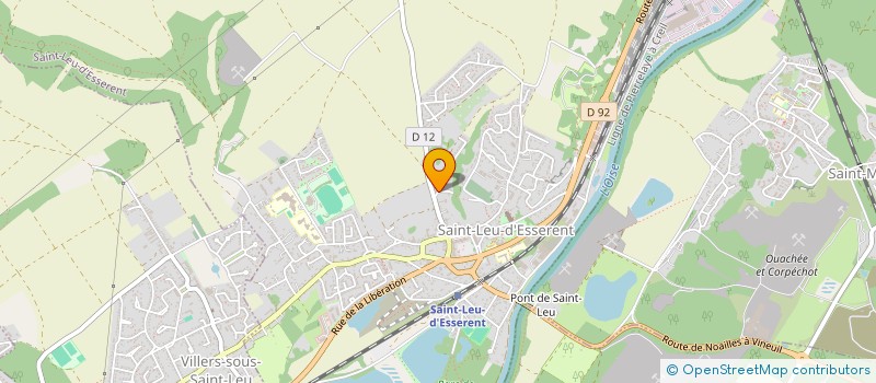 localisation de l'entreprise MONSIEUR DANIEL ROLLAND  SAINT-LEU-D'ESSERENT