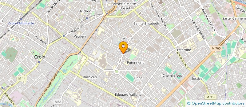 localisation de l'entreprise MONSIEUR DANIEL ROLLET  ROUBAIX