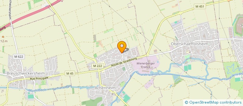 localisation de l'entreprise MONSIEUR DANIEL ROLLING  ACHENHEIM
