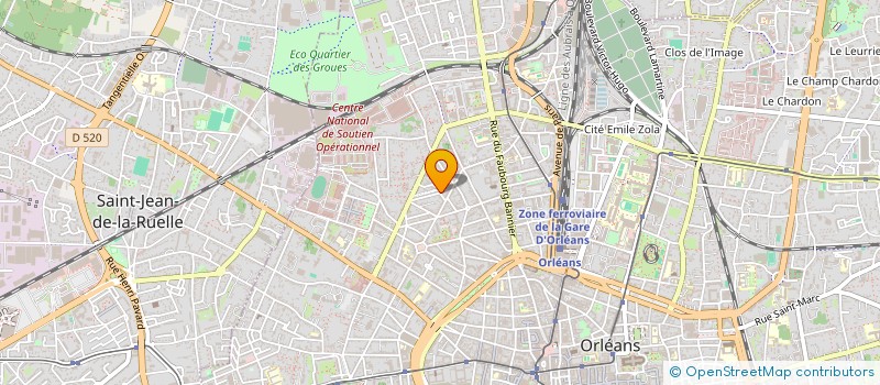 localisation de l'entreprise MONSIEUR DANIEL ROMAIN à ORLEANS