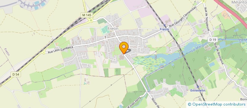 localisation de l'entreprise MONSIEUR DANIEL RONCHIN à FRETIN