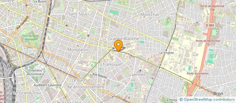 localisation de l'entreprise MONSIEUR DANIEL RONZEL  LYON