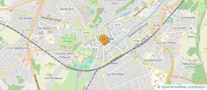 localisation de l'entreprise MONSIEUR DANIEL ROSAY à DREUX
