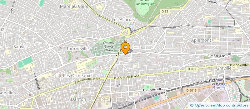 localisation de l'entreprise MONSIEUR DANIEL ROSE à LE HAVRE