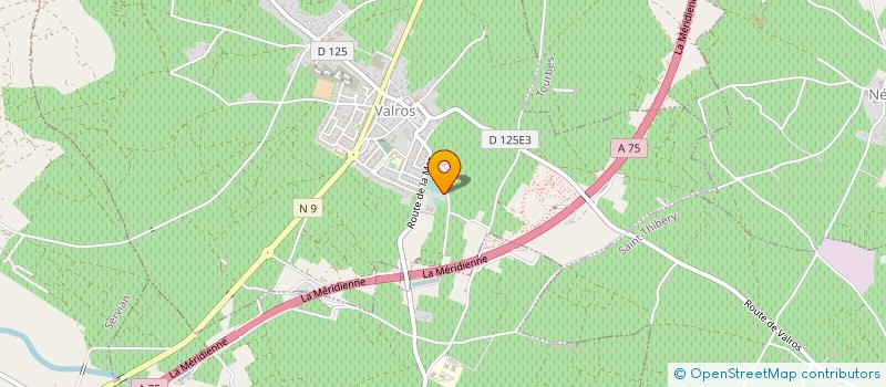 localisation de l'entreprise MONSIEUR DANIEL ROSO  ABEILHAN