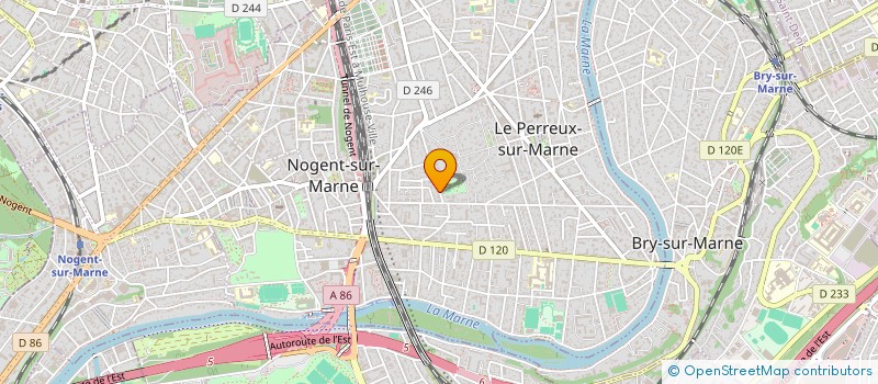 localisation de l'entreprise MONSIEUR DANIEL ROSSI  LE PERREUX-SUR-MARNE