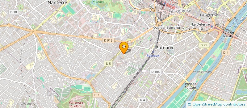 localisation de l'entreprise MONSIEUR DANIEL ROSSI  PUTEAUX