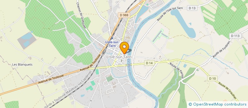 localisation de l'entreprise MONSIEUR DANIEL ROUDIER à LISLE-SUR-TARN