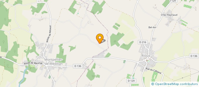 localisation de l'entreprise MONSIEUR DANIEL ROUDIER  MONTPELLIER-DE-MEDILLAN