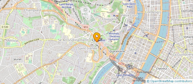 localisation de l'entreprise MONSIEUR DANIEL ROUGE  LYON