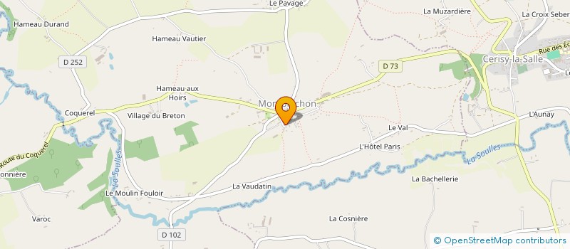 localisation de l'entreprise MONSIEUR DANIEL ROULAND à OUVILLE