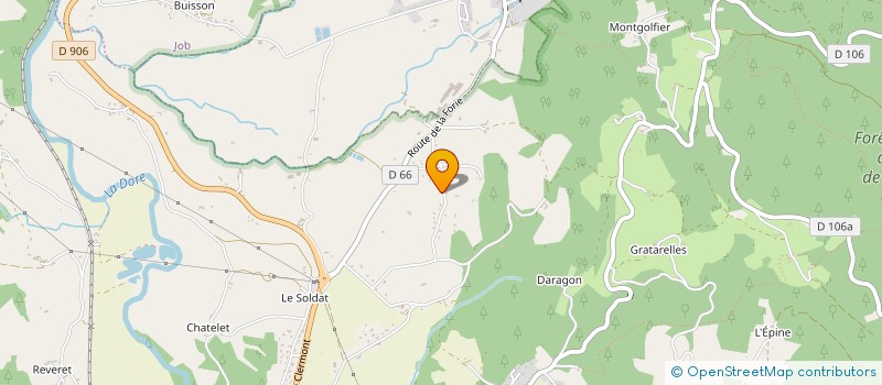 localisation de l'entreprise MONSIEUR DANIEL ROURE à AMBERT