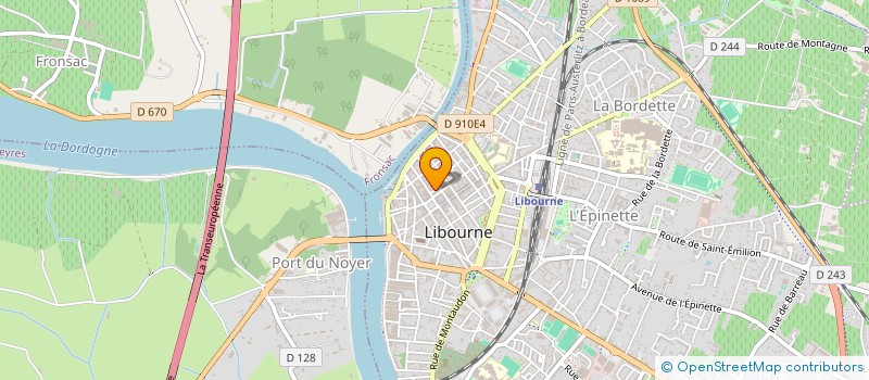 localisation de l'entreprise MONSIEUR DANIEL ROUSSEAU à LIBOURNE
