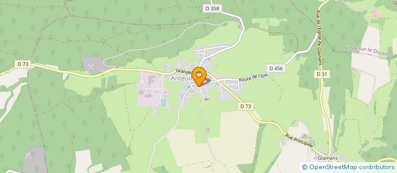 localisation de l'entreprise MONSIEUR DANIEL ROUSSEAU  ANTEUIL