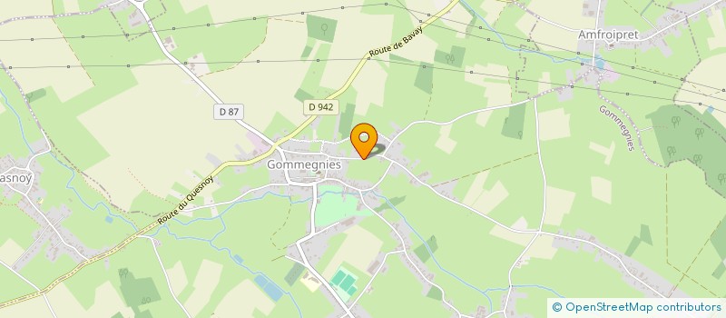localisation de l'entreprise MONSIEUR DANIEL ROUSSEAU à GOMMEGNIES