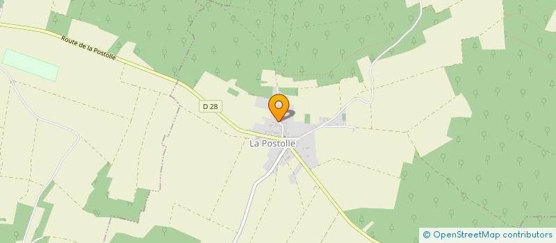 localisation de l'entreprise MONSIEUR DANIEL ROUSSEAU  LA POSTOLLE