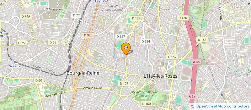 localisation de l'entreprise MONSIEUR DANIEL ROUSSELET  CACHAN