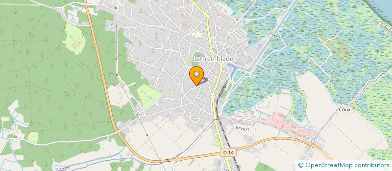 localisation de l'entreprise MONSIEUR DANIEL ROUSSELOT  LA TREMBLADE