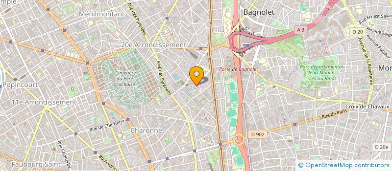 localisation de l'entreprise MONSIEUR DANIEL ROUSSELOT  PARIS