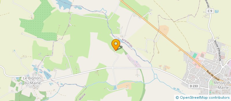 localisation de l'entreprise MONSIEUR DANIEL ROUSSET à MESLAY-DU-MAINE