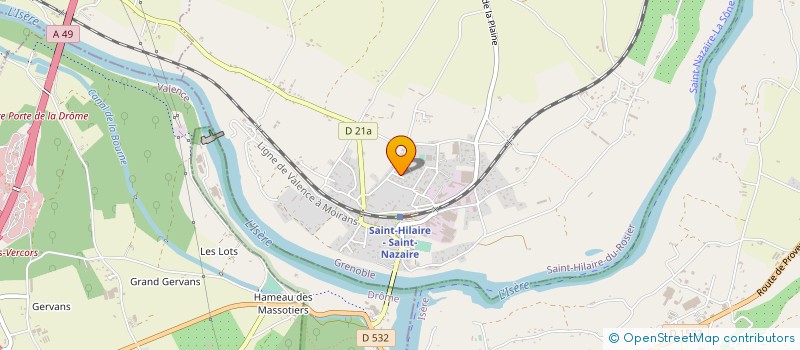 localisation de l'entreprise MONSIEUR DANIEL ROUX à SAINT-HILAIRE-DU-ROSIER