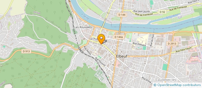 localisation de l'entreprise MONSIEUR DANIEL ROUXEL à ELBEUF