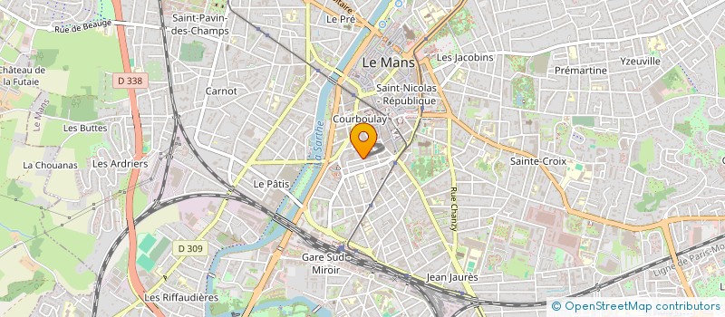 localisation de l'entreprise MONSIEUR DANIEL ROUYER à LE MANS