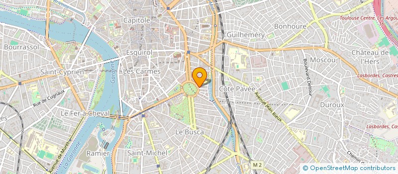 localisation de l'entreprise MONSIEUR DANIEL ROUZAUD à TOULOUSE