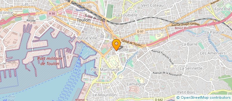 localisation de l'entreprise MONSIEUR DANIEL ROY à TOULON