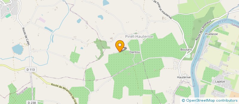 localisation de l'entreprise MONSIEUR DANIEL ROY  PINEL-HAUTERIVE