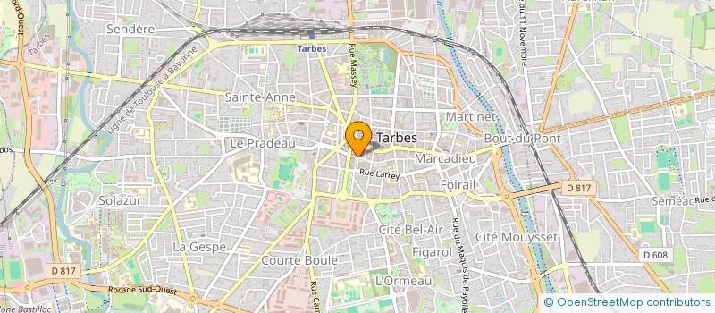 localisation de l'entreprise MONSIEUR DANIEL ROZE à TARBES