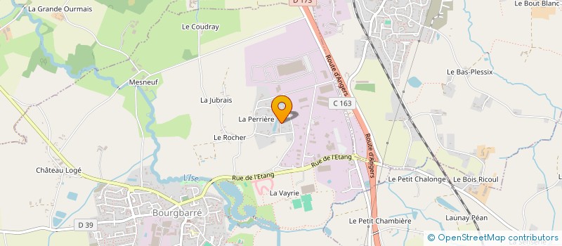 localisation de l'entreprise MONSIEUR DANIEL RUANLT  BOURGBARRE