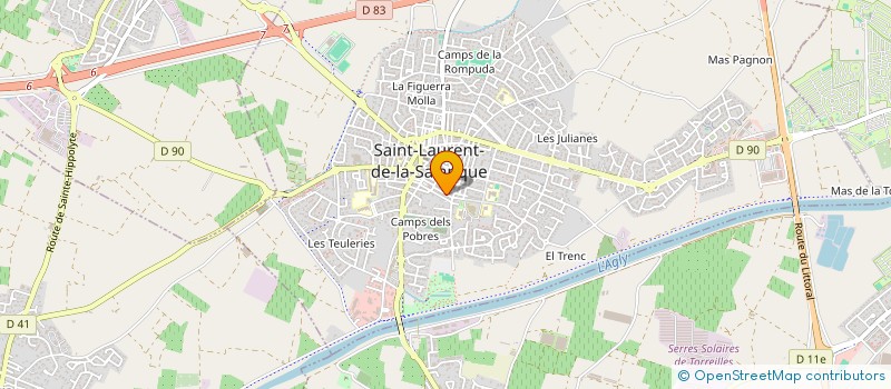 localisation de l'entreprise MONSIEUR DANIEL RUBIO MARTINEZ à SAINT-LAURENT-DE-LA-SALANQUE