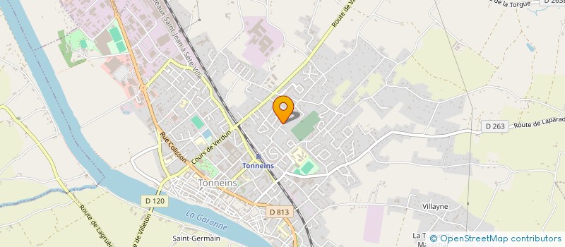 localisation de l'entreprise MONSIEUR DANIEL RUDEL  TONNEINS