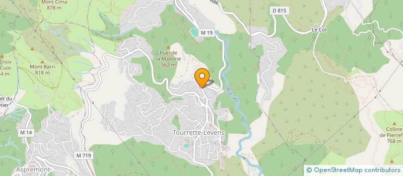 localisation de l'entreprise MONSIEUR DANIEL RUIZ  TOURRETTE-LEVENS